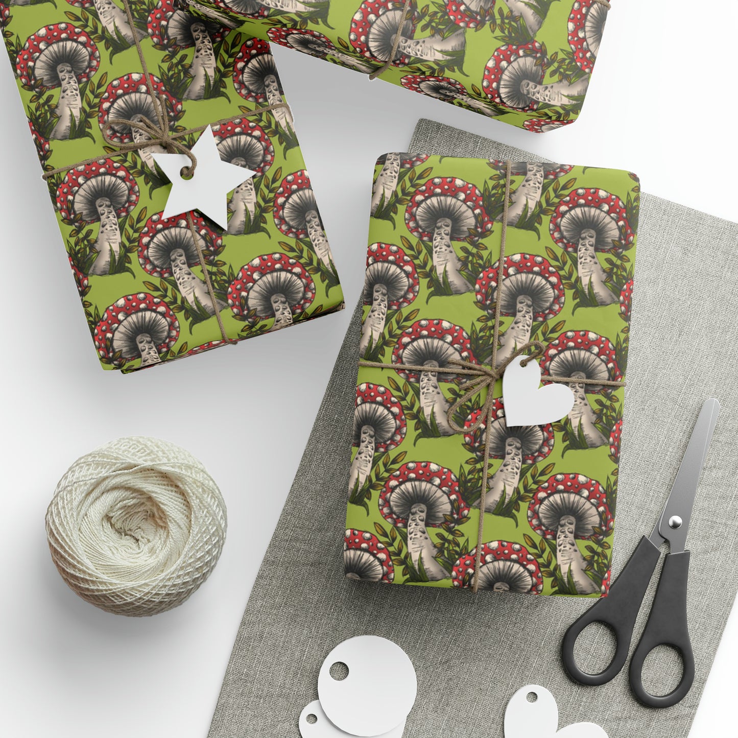 Magical Mushrooms | Witchy Wrapping Paper | Boutique Gift Wrap