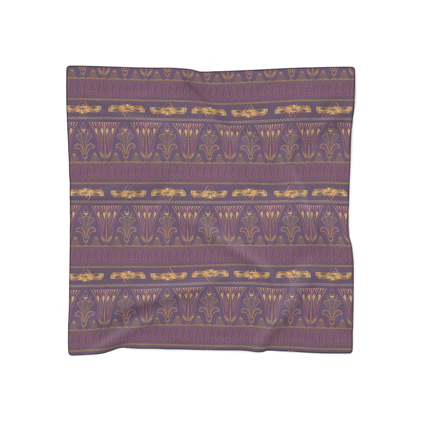 Egyptian Flower & Scarab Witches Veil | Pagan Witchy Scarf