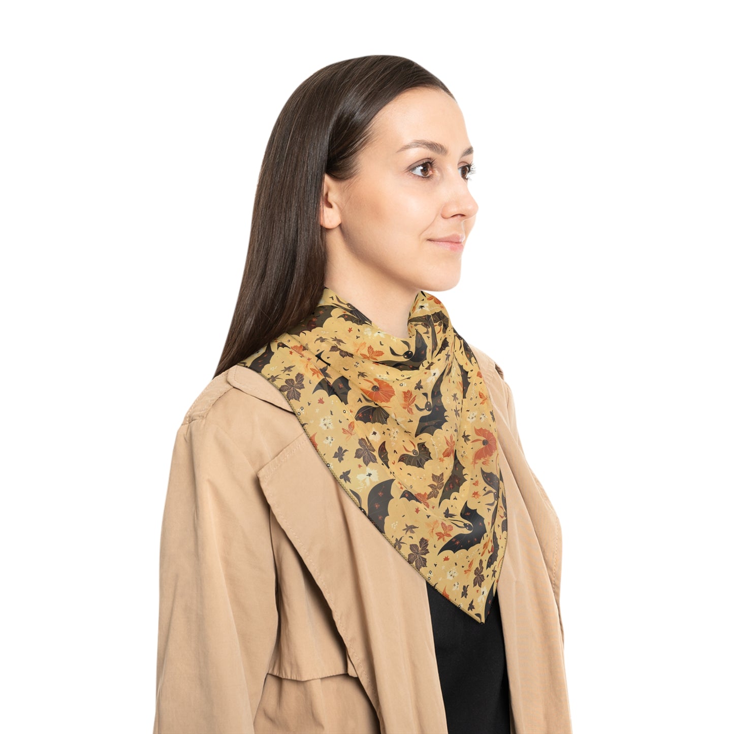 Cuter Bats Gothic Witches Veil | Witchy Pagan Scarf