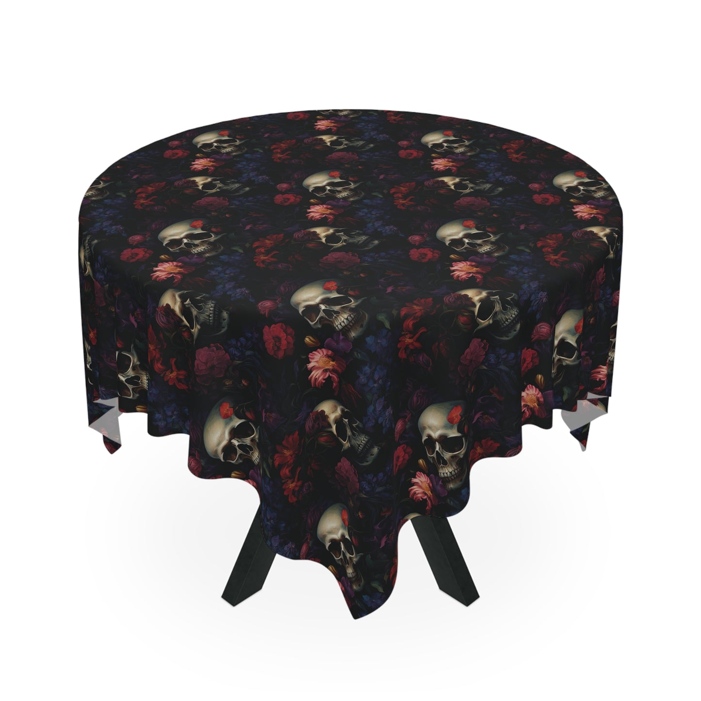 Skulls & Flowers Extra Large Altar Cloth 55"x55"