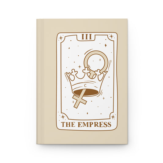 The Empress Tarot Hardcover Notebook - Tarot journal