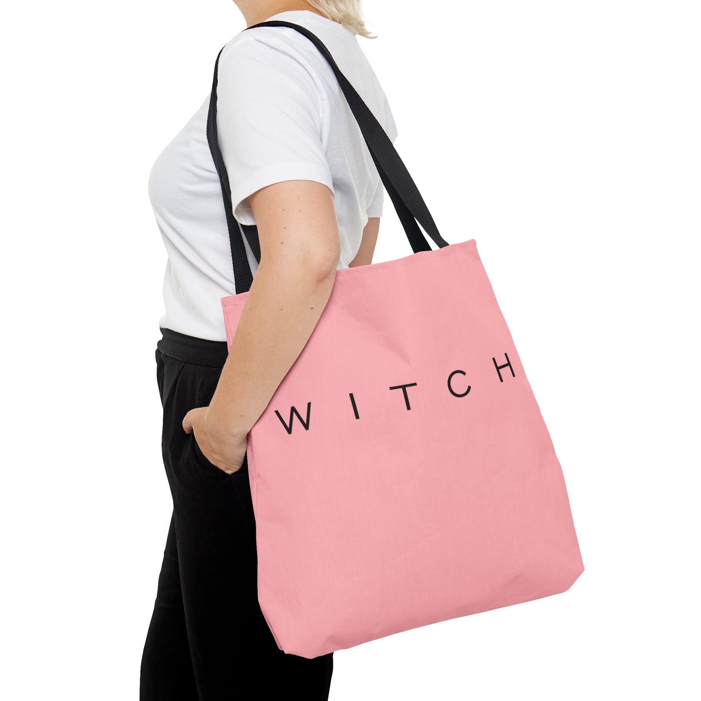 Pink WITCH tote - Love