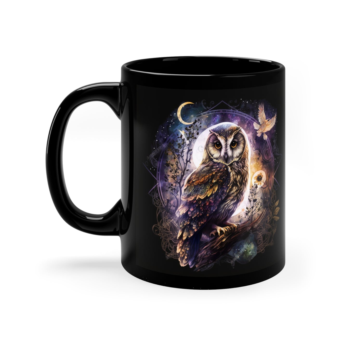 Mysterious Moonlit Owl Mug