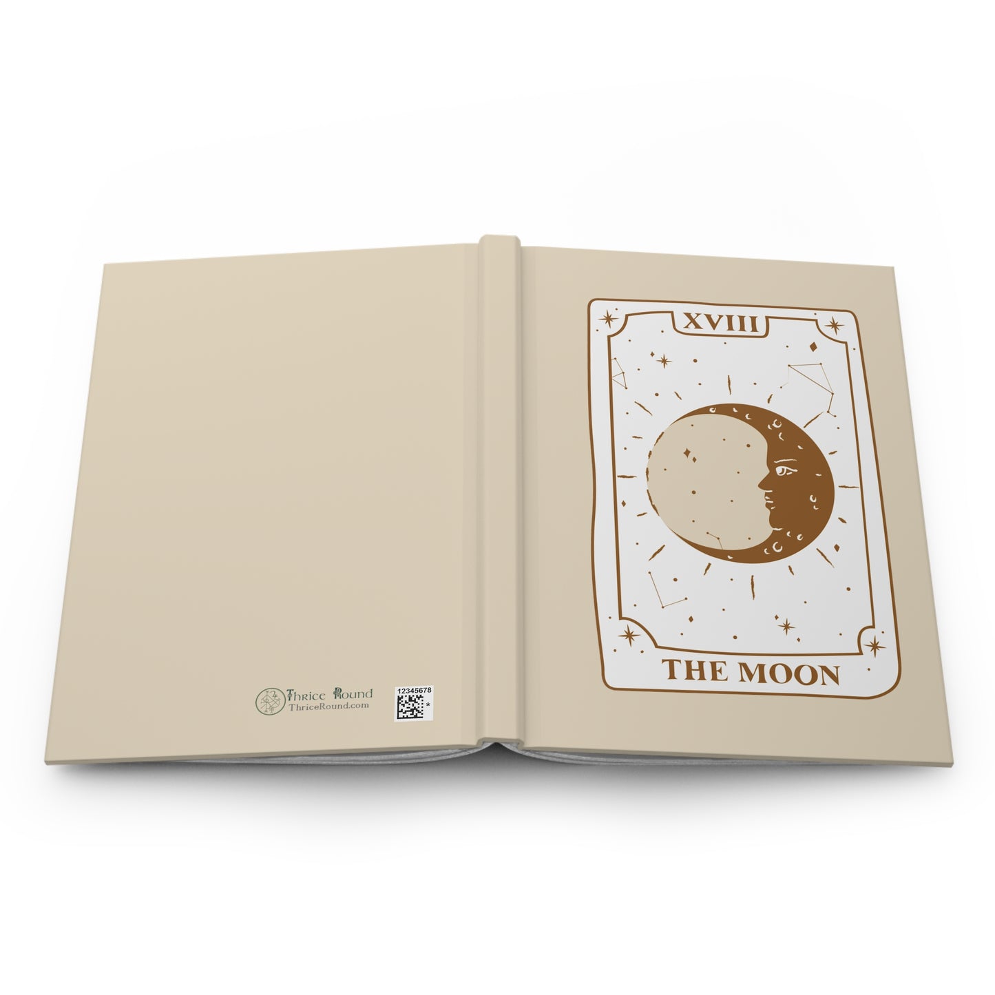 The Moon Tarot Hardcover Notebook - Tarot journal