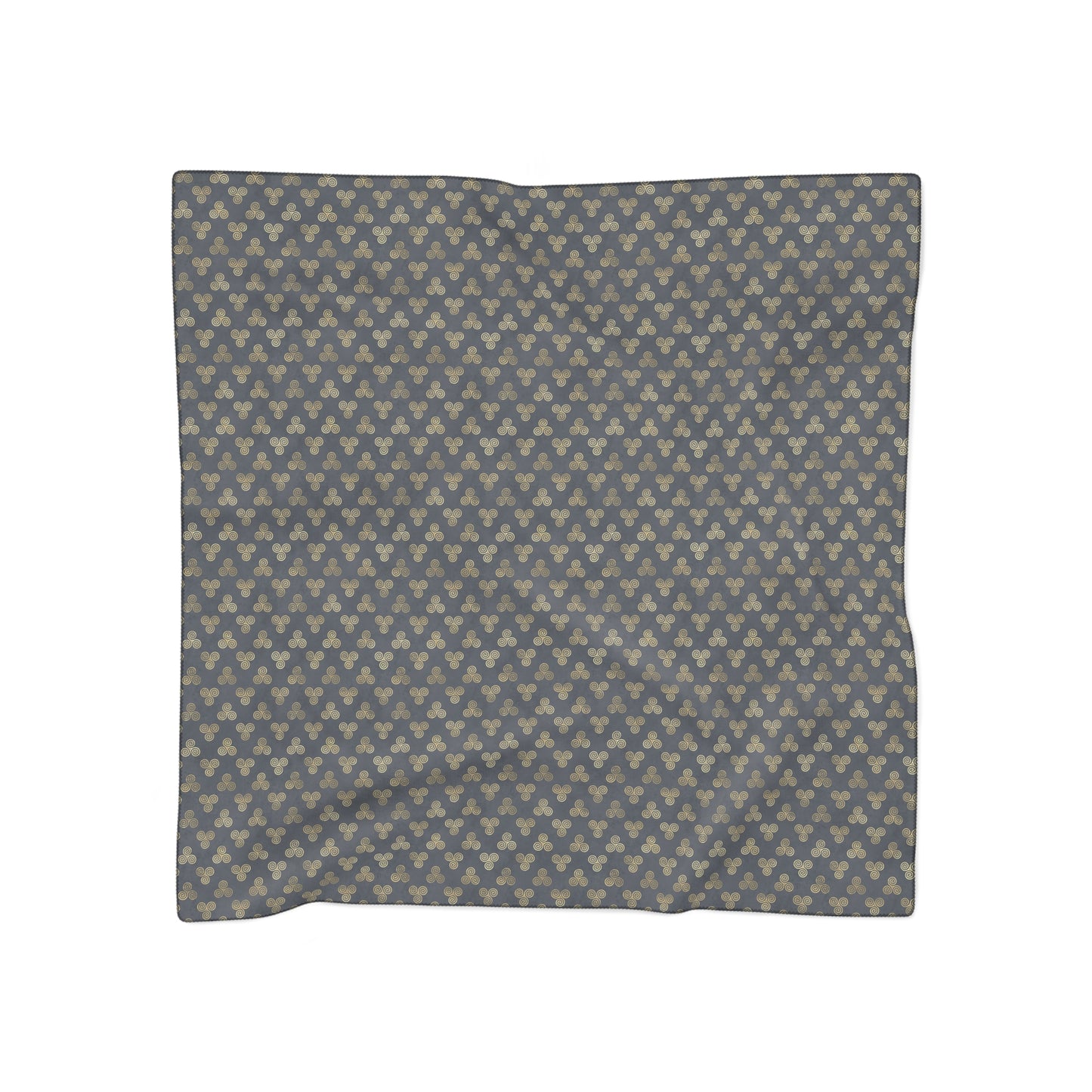Triskele Witches Veil Blue | Witchy Head Scarf