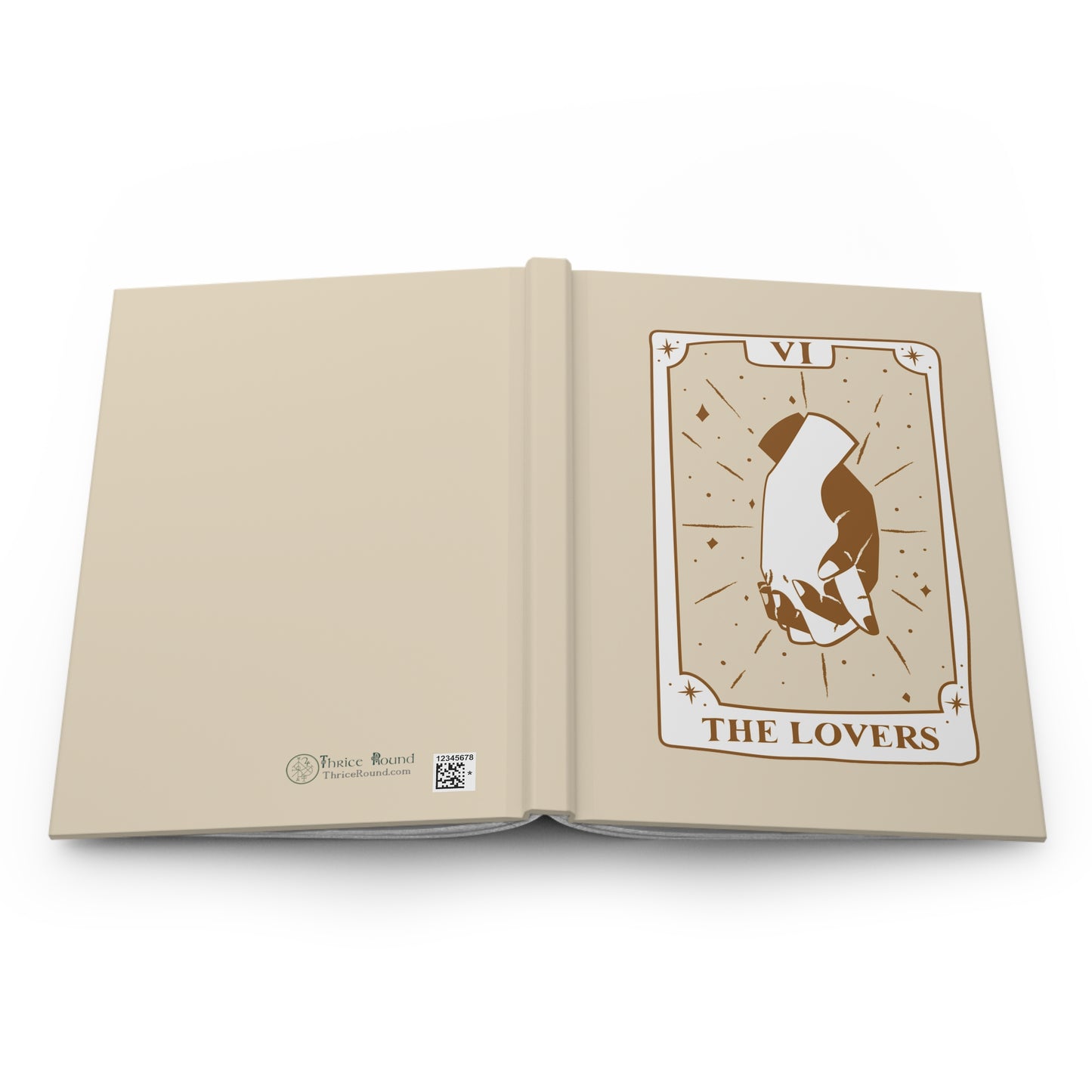 The Lovers Tarot Hardcover Notebook | Tarot journal