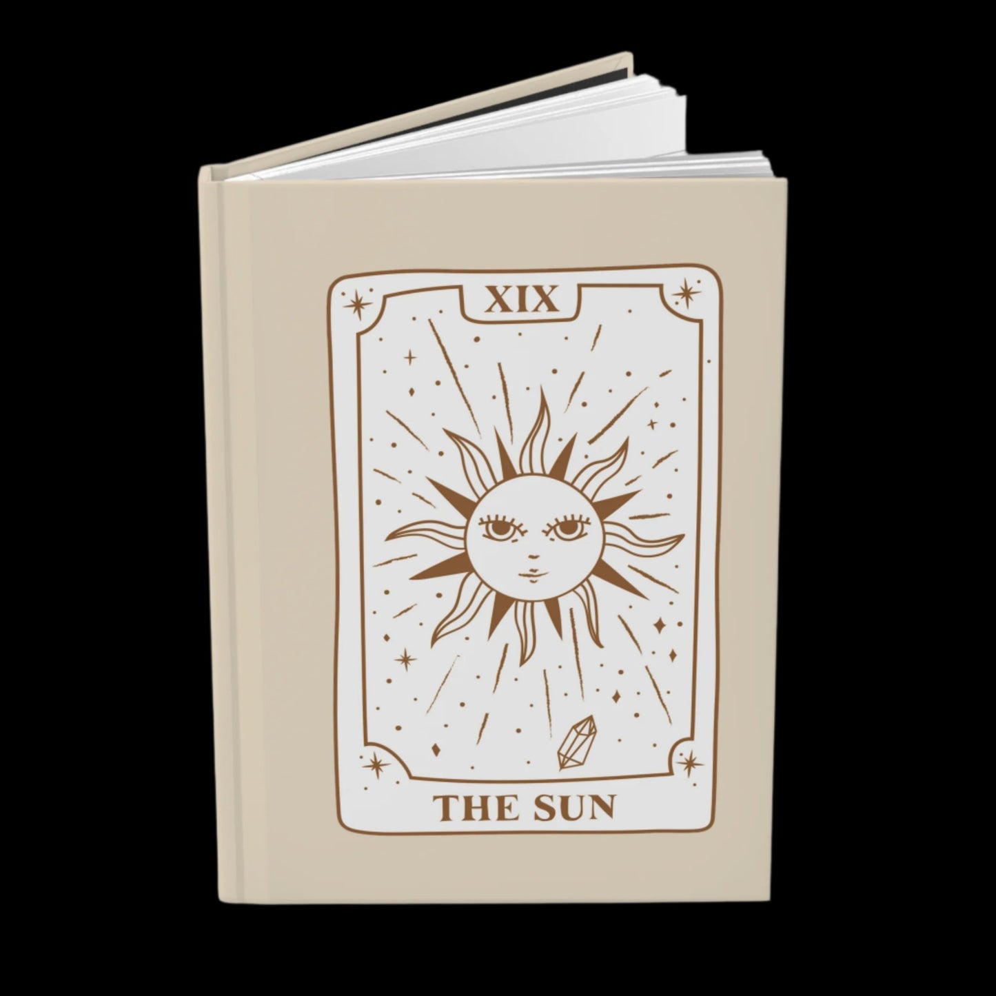 The Sun Tarot Hardcover Notebook - Tarot journal