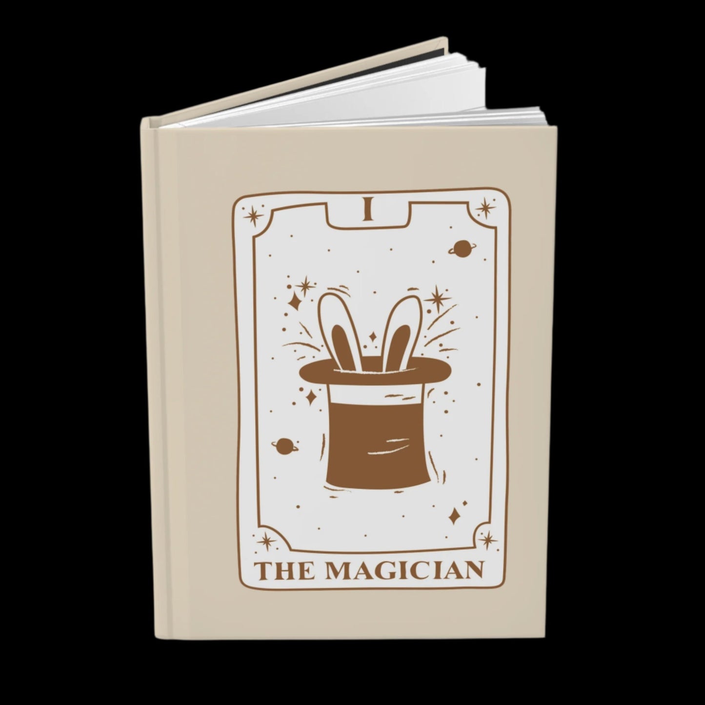 The Magician Tarot Hardcover Notebook - Tarot journal, book of shadows, grimoire for witches, pagans, divination notes