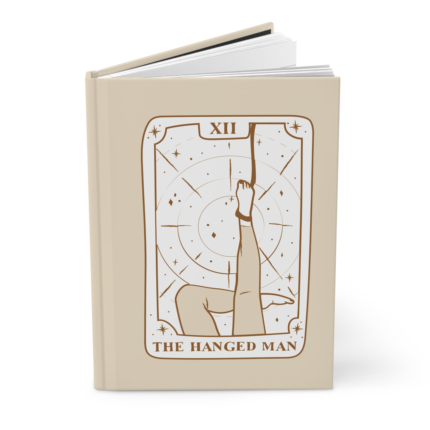 The Hanged Man Tarot Hardcover Notebook | Tarot journal | book of shadows | grimoire