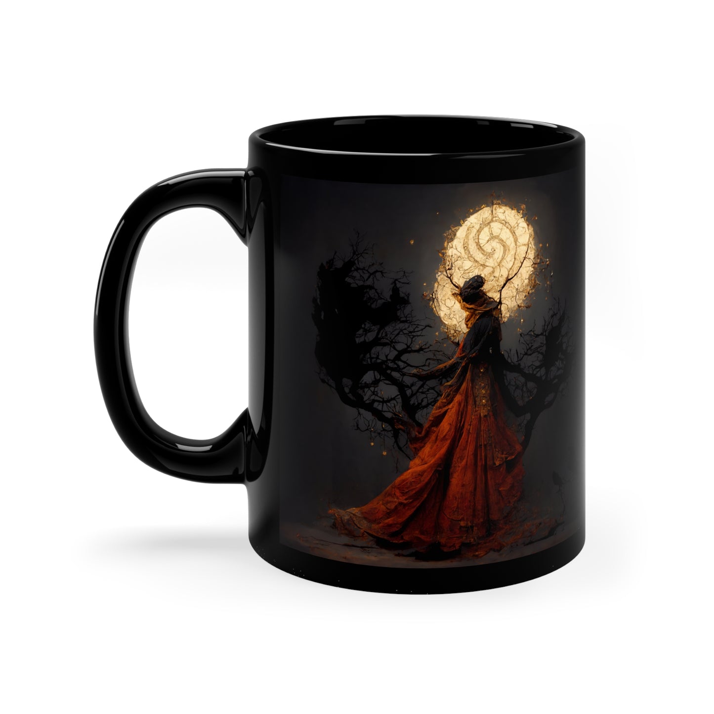 Full Moon Winter's Night Witchy Mug