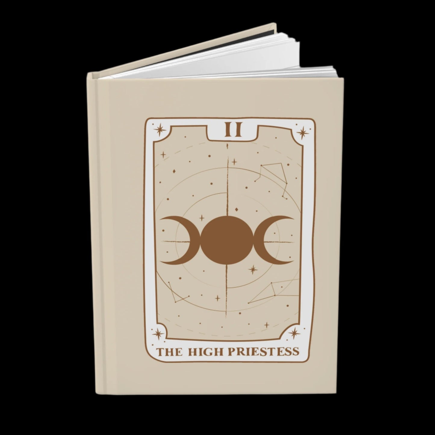 The High Priestess Tarot Hardcover Notebook | Tarot journal | book of shadows | grimoire