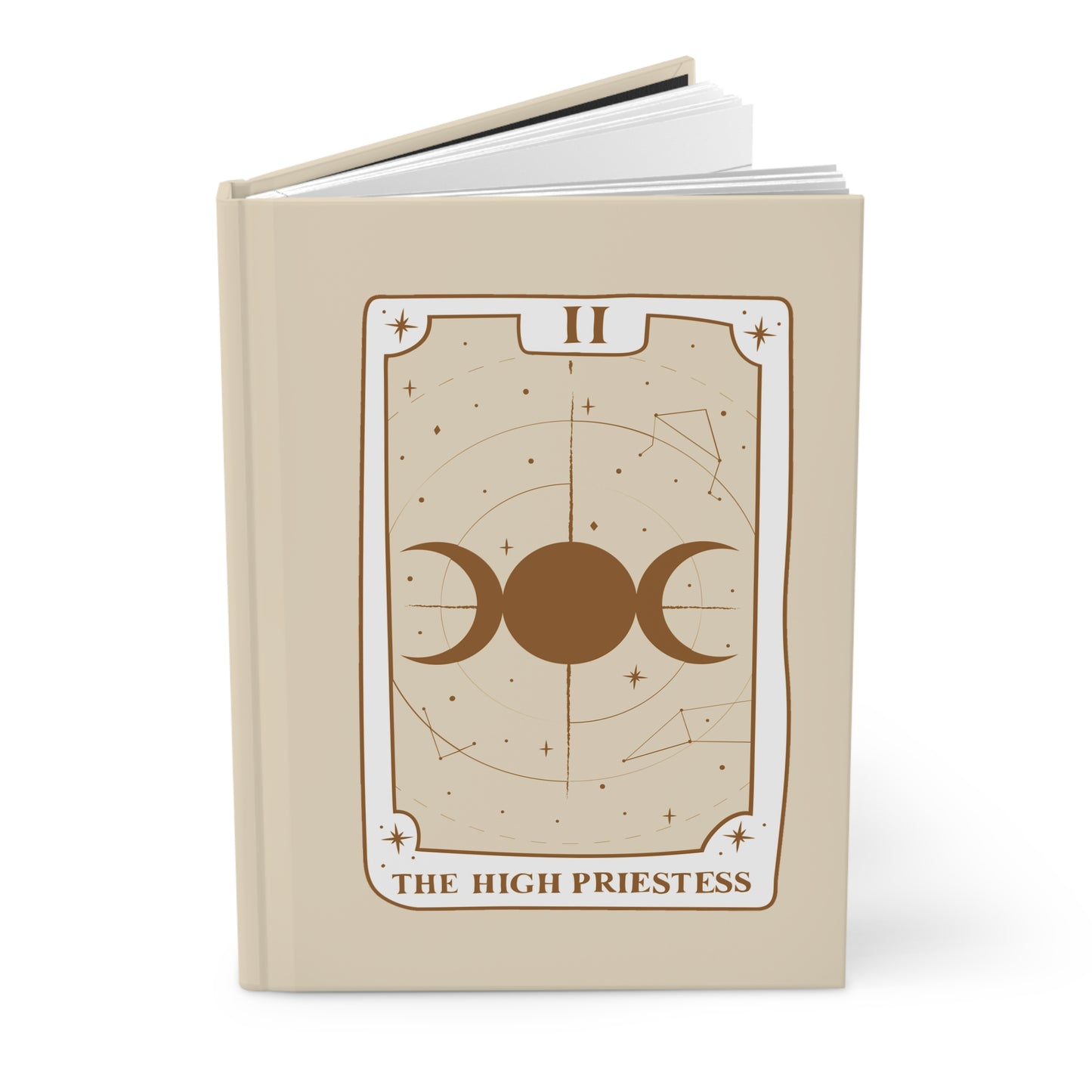 The High Priestess Tarot Hardcover Notebook | Tarot journal | book of shadows | grimoire