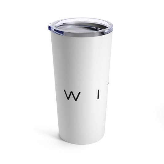 20oz White WITCH Insulated Tumbler - Peace