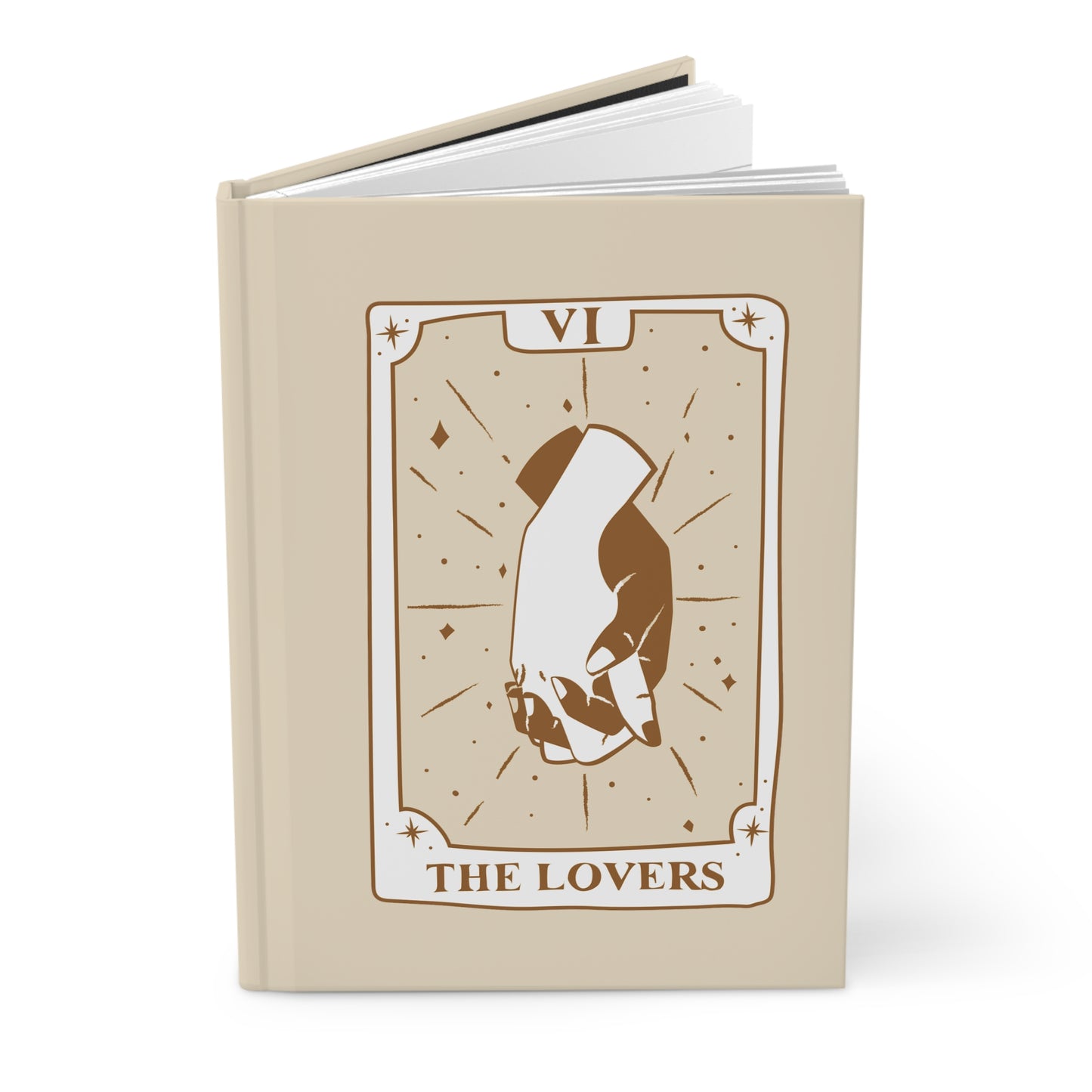 The Lovers Tarot Hardcover Notebook | Tarot journal