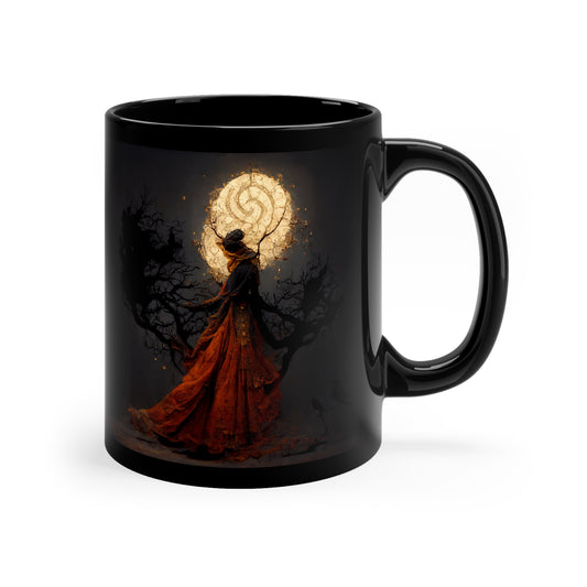 Full Moon Winter's Night Witchy Mug