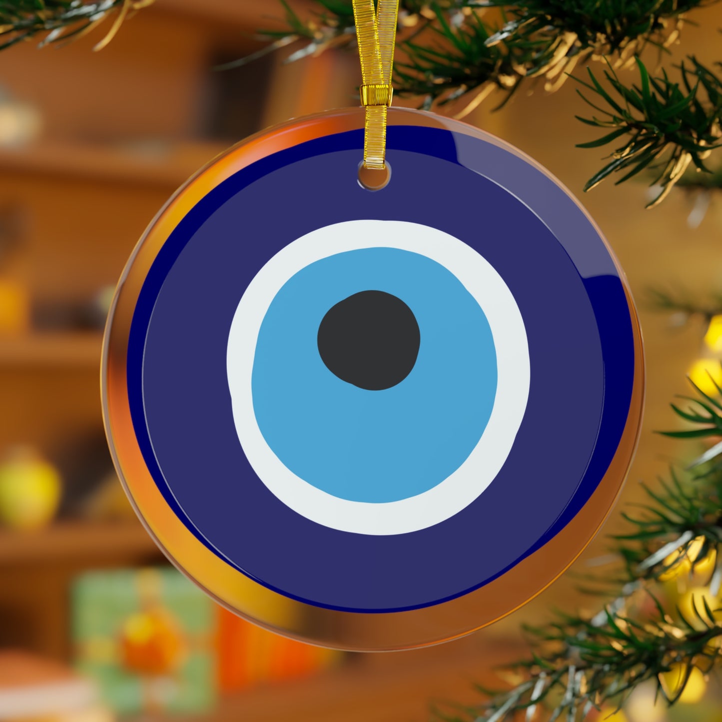 Evil Eye Yule Ornament | Christmas Ornament | Occult Witchy Decor