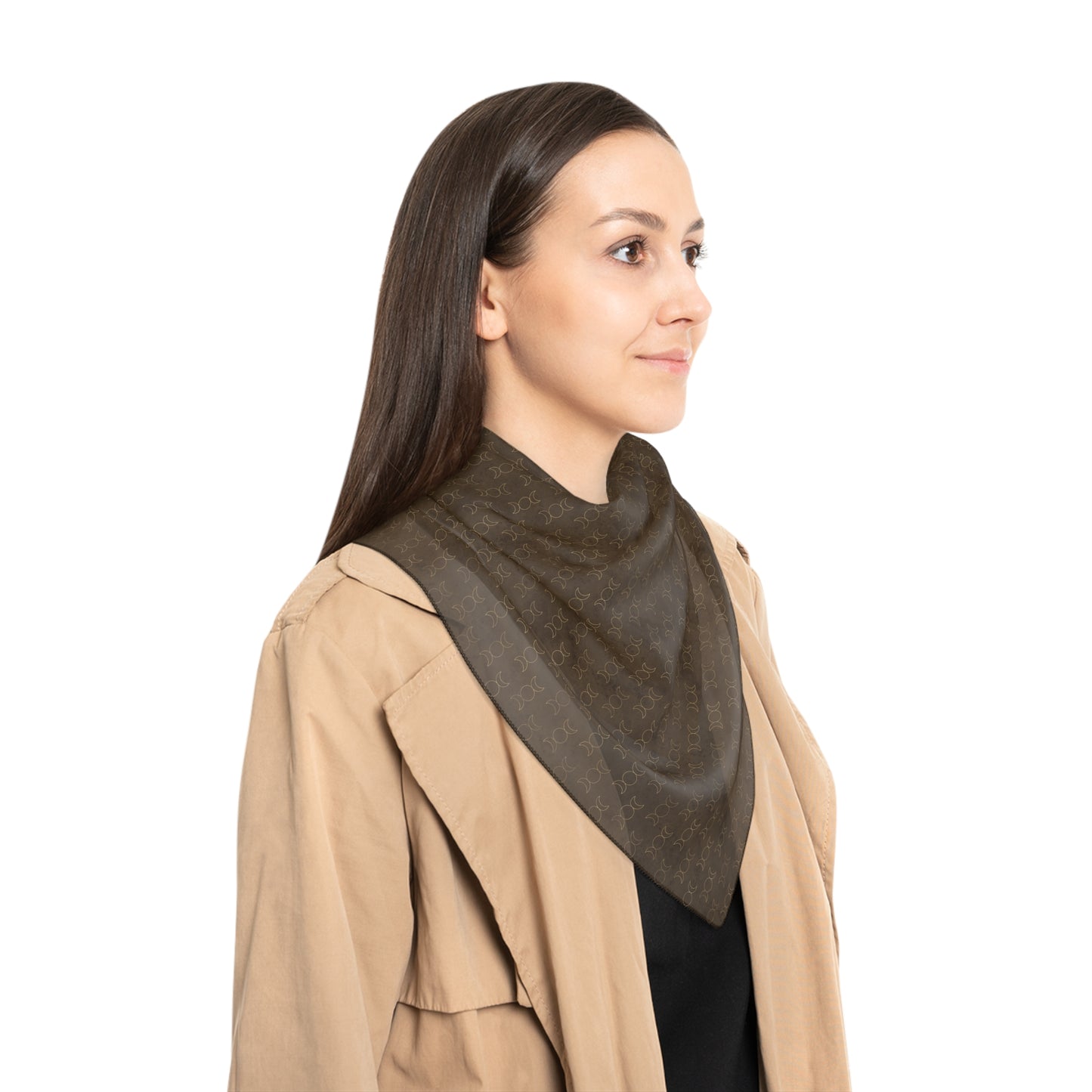 Triple Moon Goddess Witches Veil | Wiccan Pagan Scarf