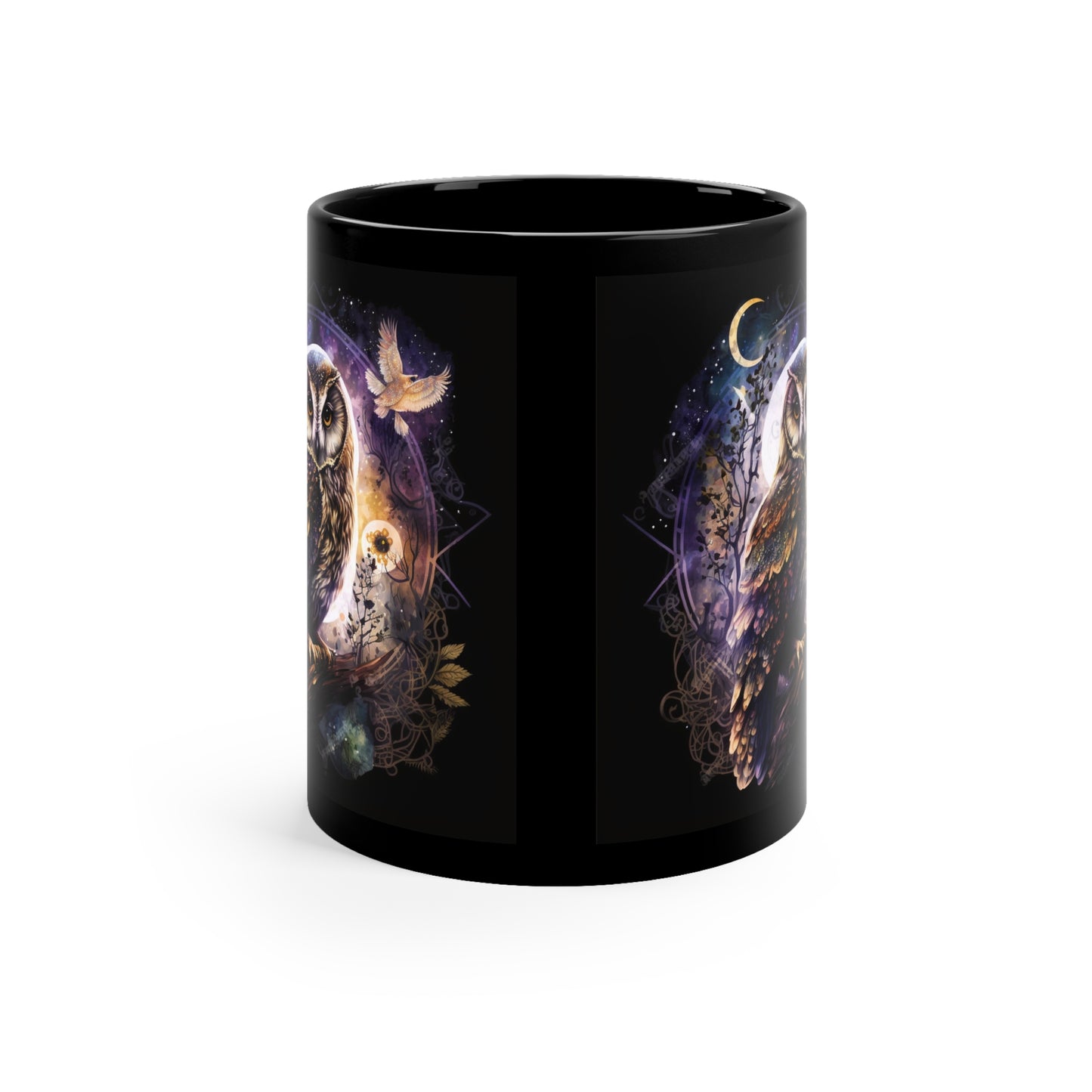 Mysterious Moonlit Owl Mug