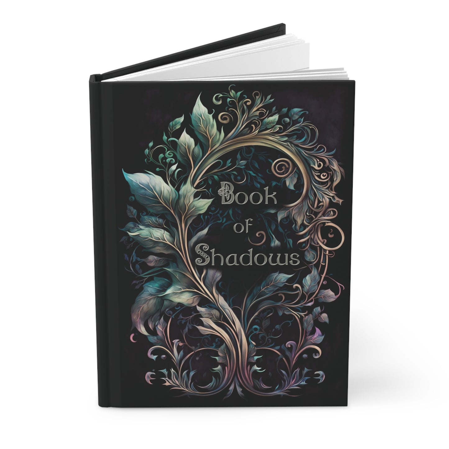 Hardcover Journal - Book of Shadows Fairy Inspired Grimoire - 150 Lined Pages