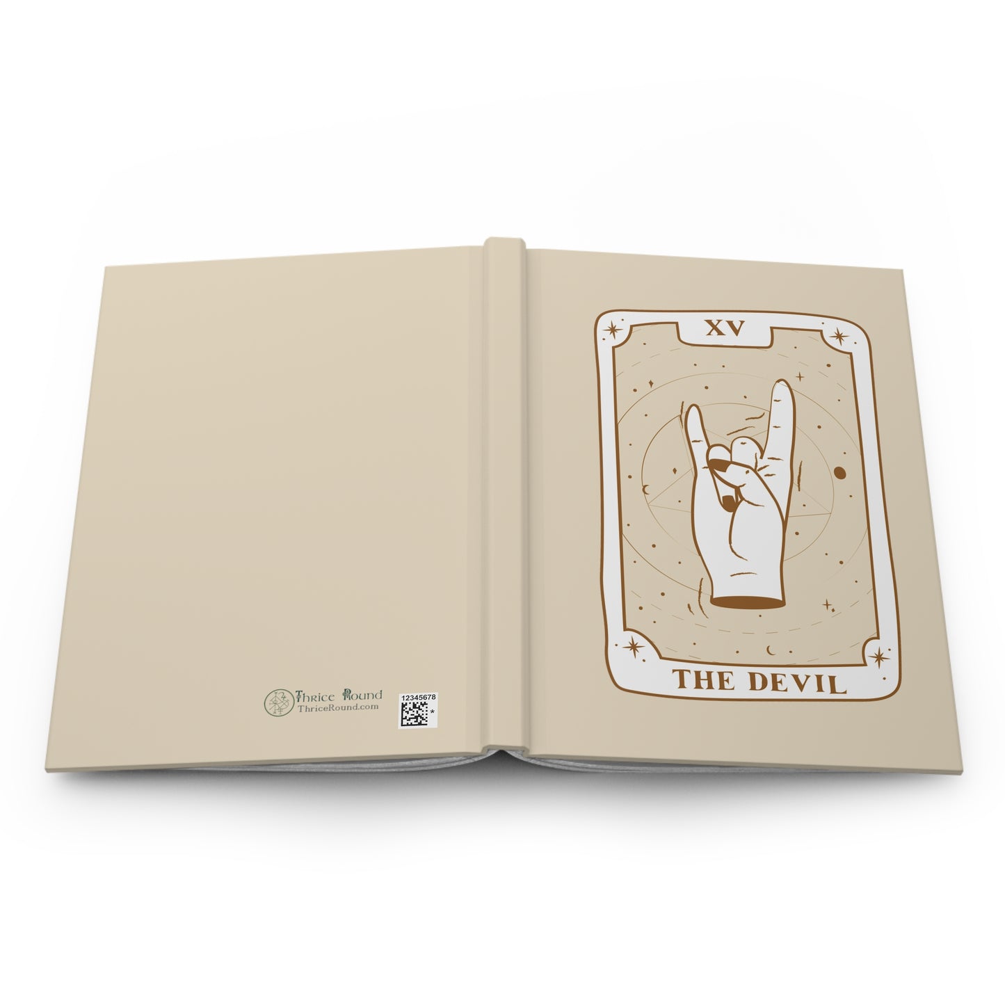 The Devil Tarot Hardcover Notebook | Tarot journal