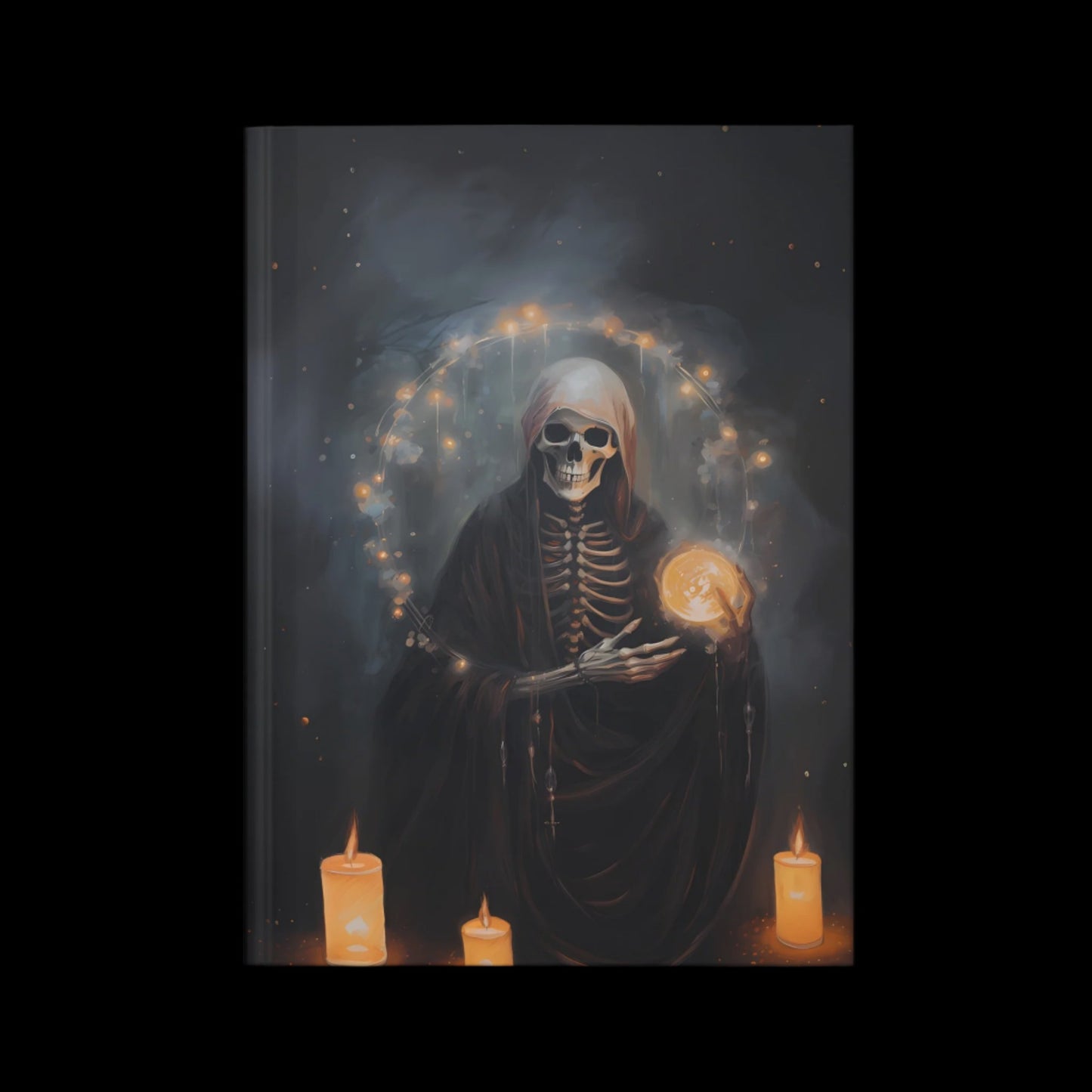 Death Witch | Skeletal Witch | Book of Shadows Hardcover | Grimoire