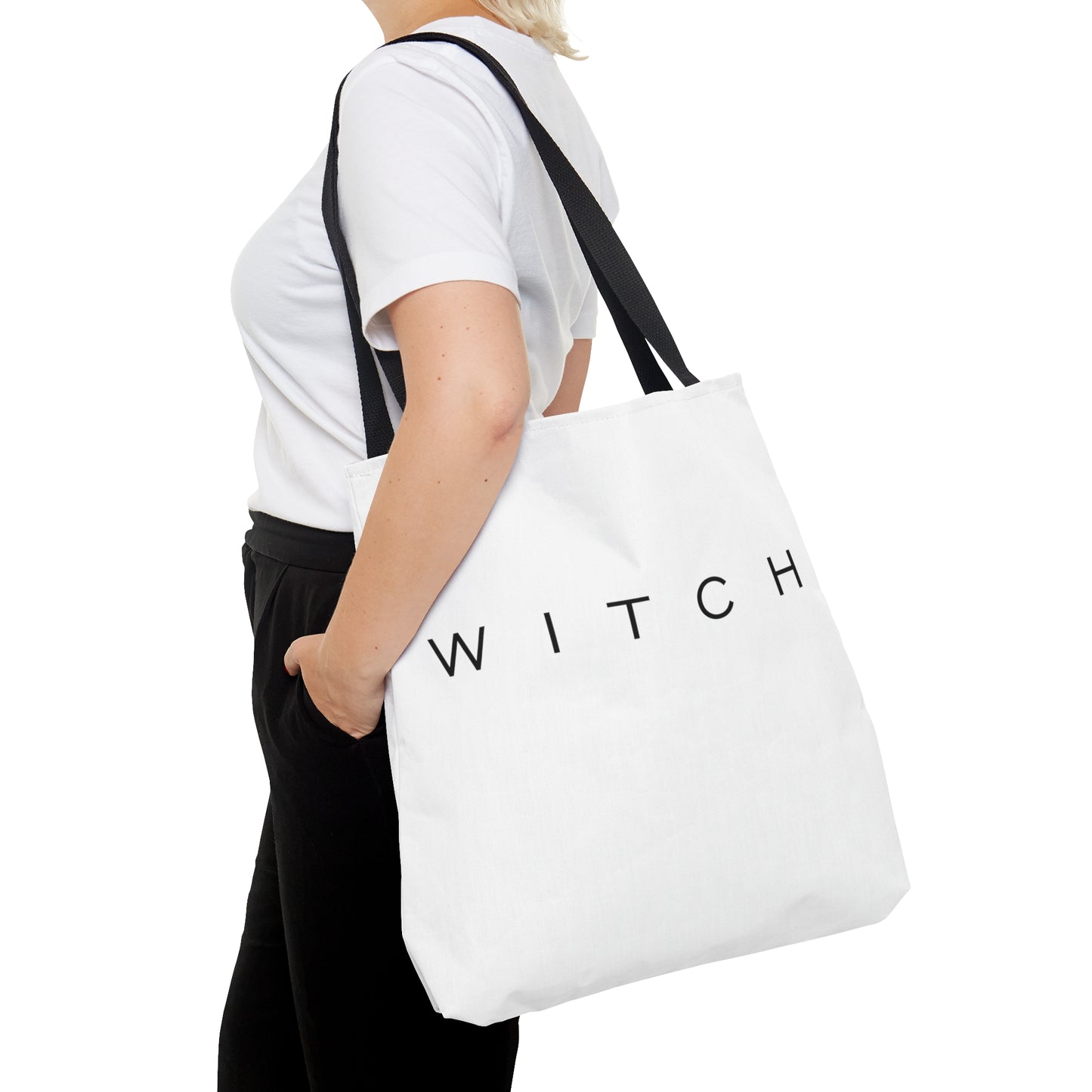 White WITCH tote - Peace