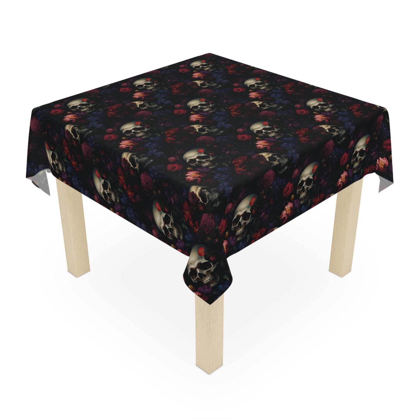 Skulls & Flowers Extra Large Altar Cloth 55"x55"