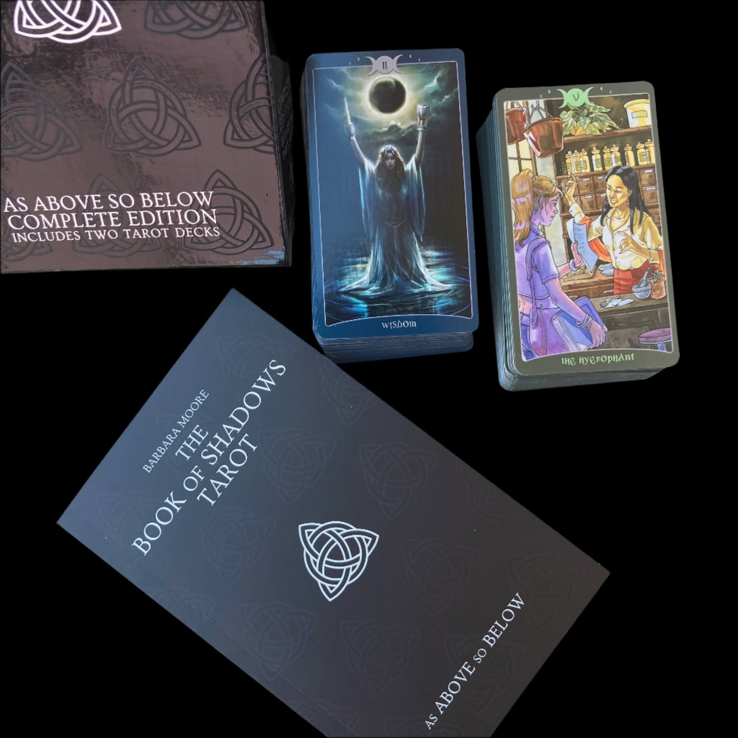 Book of Shadows tarot (2 decks) by Barbara Moore