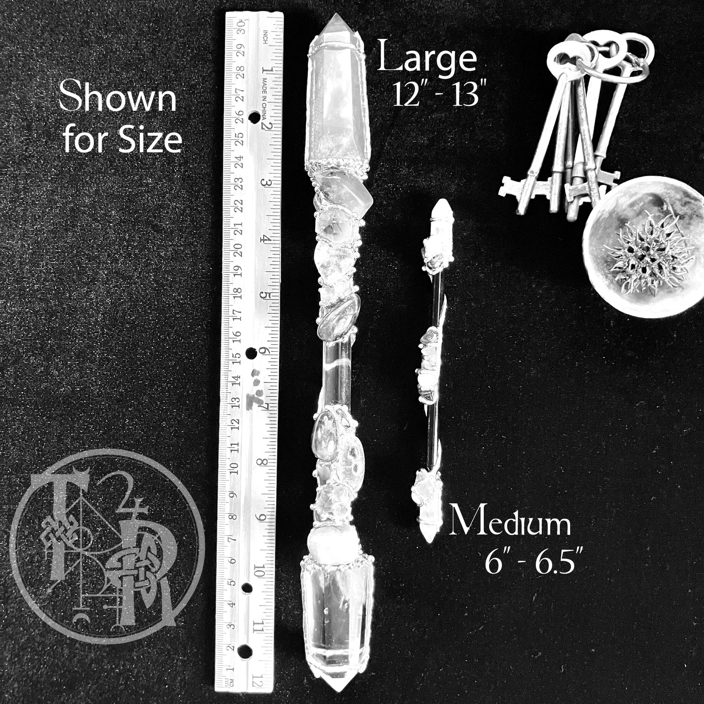 Crystal Wand | SUCCESS | Tigers Eye, Citrine, Garnet, Red Jasper, Clear Quartz