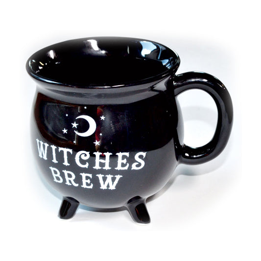 Witches Brew Black Cauldron Mug