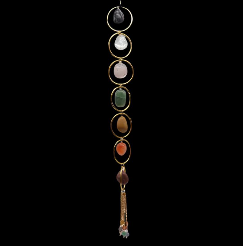 7 Chakra Gemstone Wall Hanging
