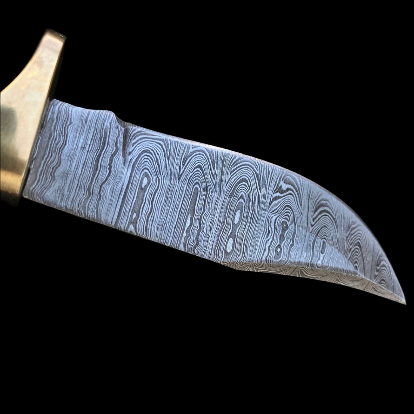 Stag Antler Damascus Athame - 8 1/2" Ritual Knife