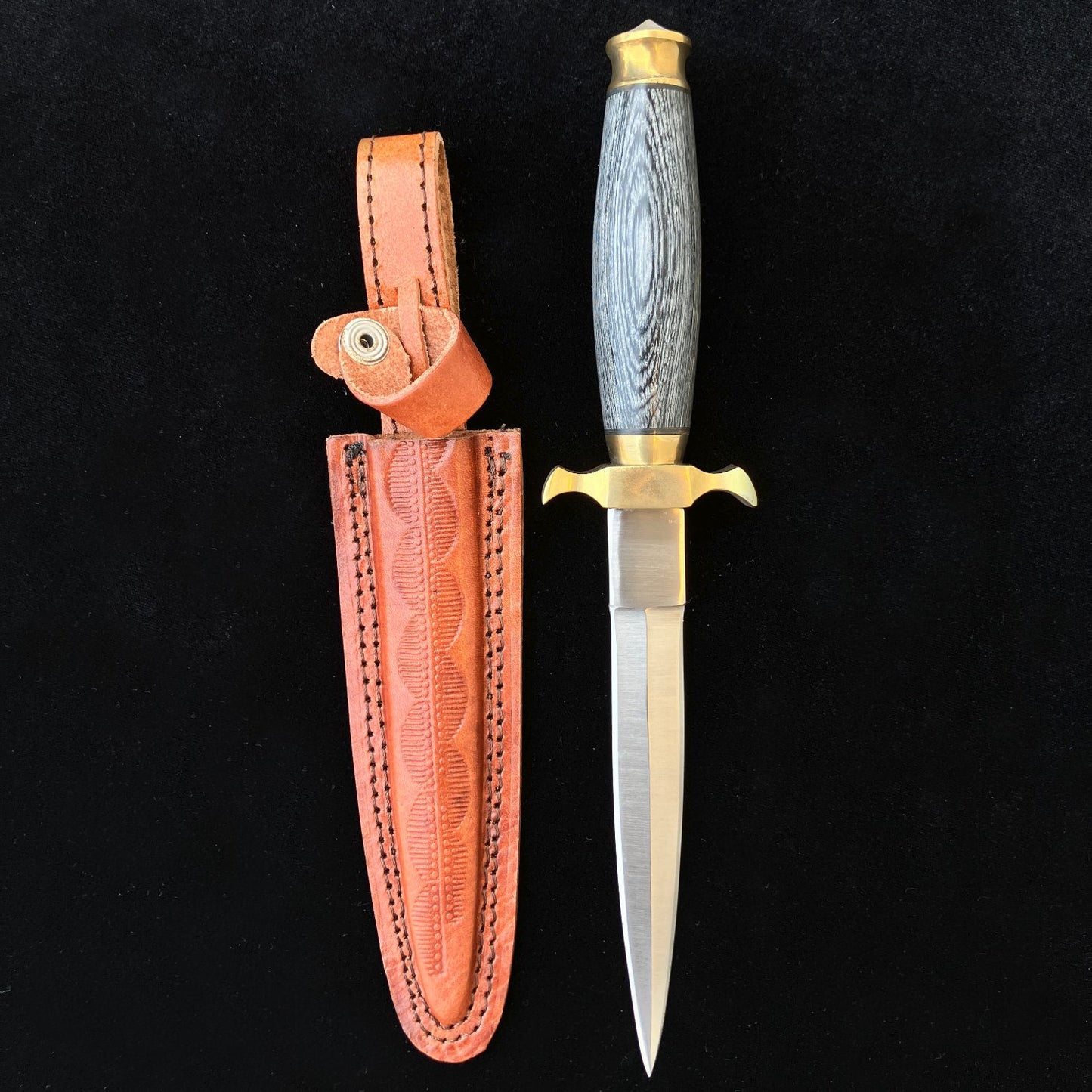 Black Handle Renaissance Athame - 10" Ritual Knife