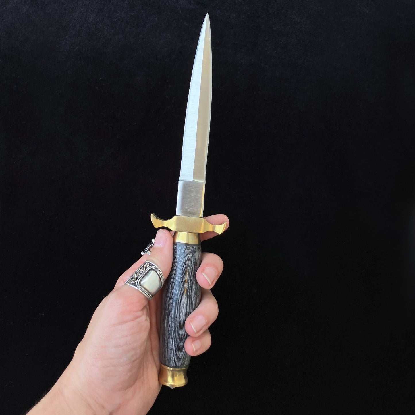 Black Handle Renaissance Athame - 10" Ritual Knife