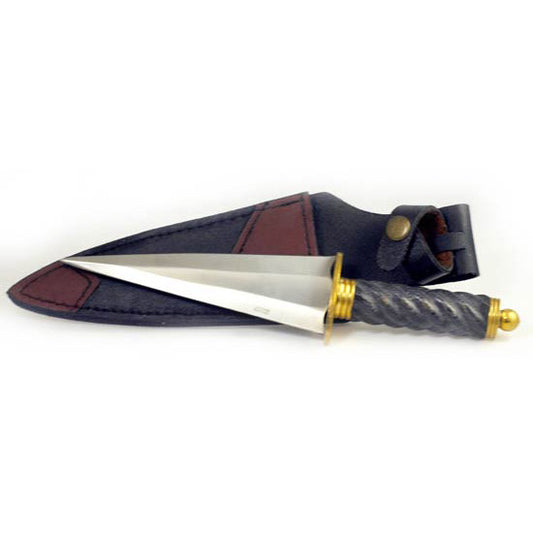 Roman Black Handle Athame - 10" Ritual Knife