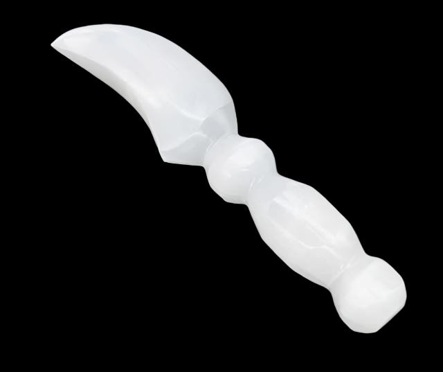 Selenite Athame - 10" Ritual Knife