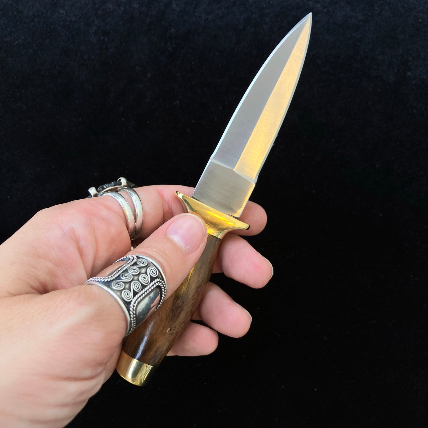 Wood Handled Athame - 6" Ritual Knife