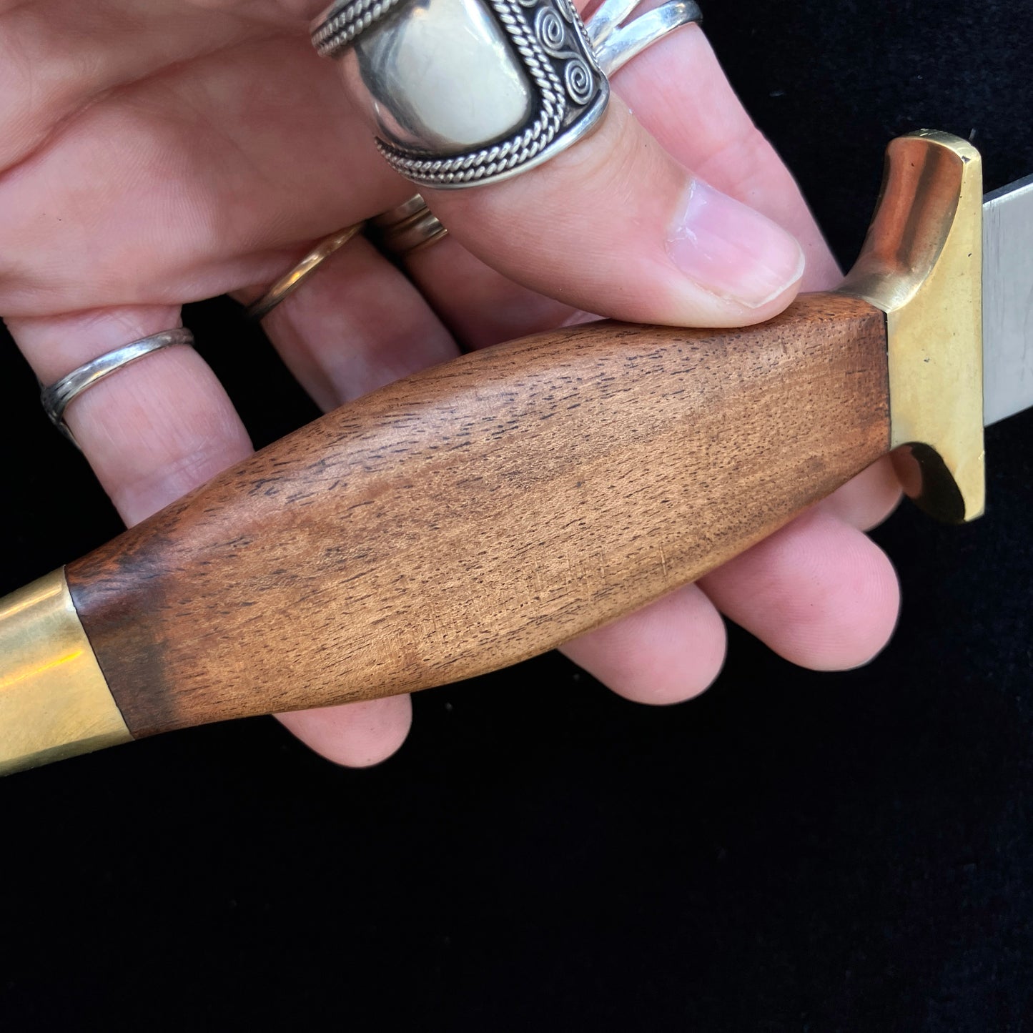 Wood Handle Athame - 9" Ritual Knife