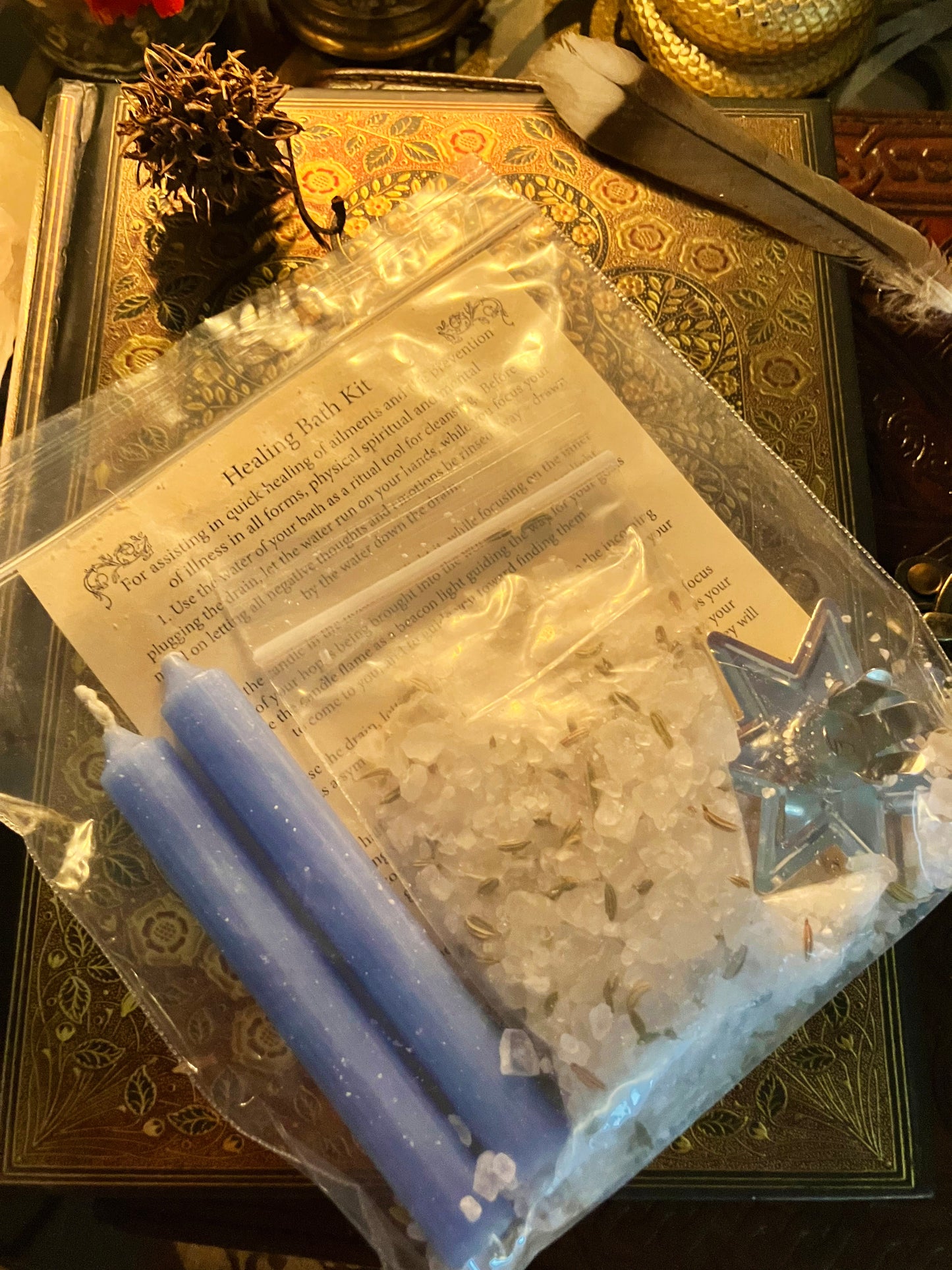 Healing bath kit