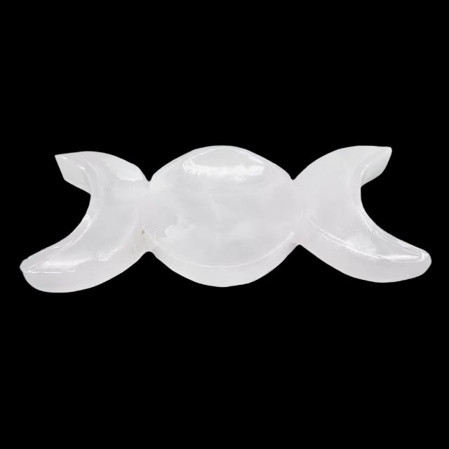 Triple Moon Stone Offering Plate | Two Sizes