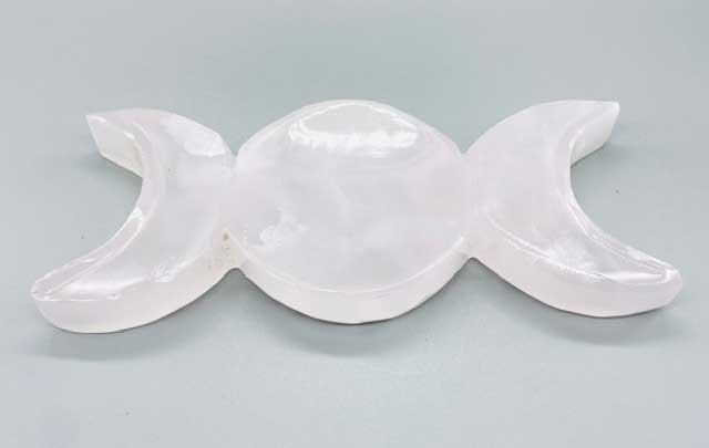 Triple Moon Stone Offering Plate | Two Sizes
