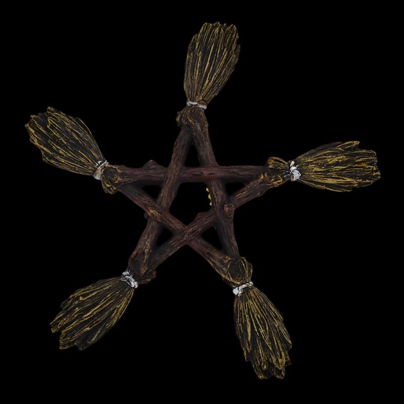 Broom Pentagram Wall Hanging | Cottage Witch Style