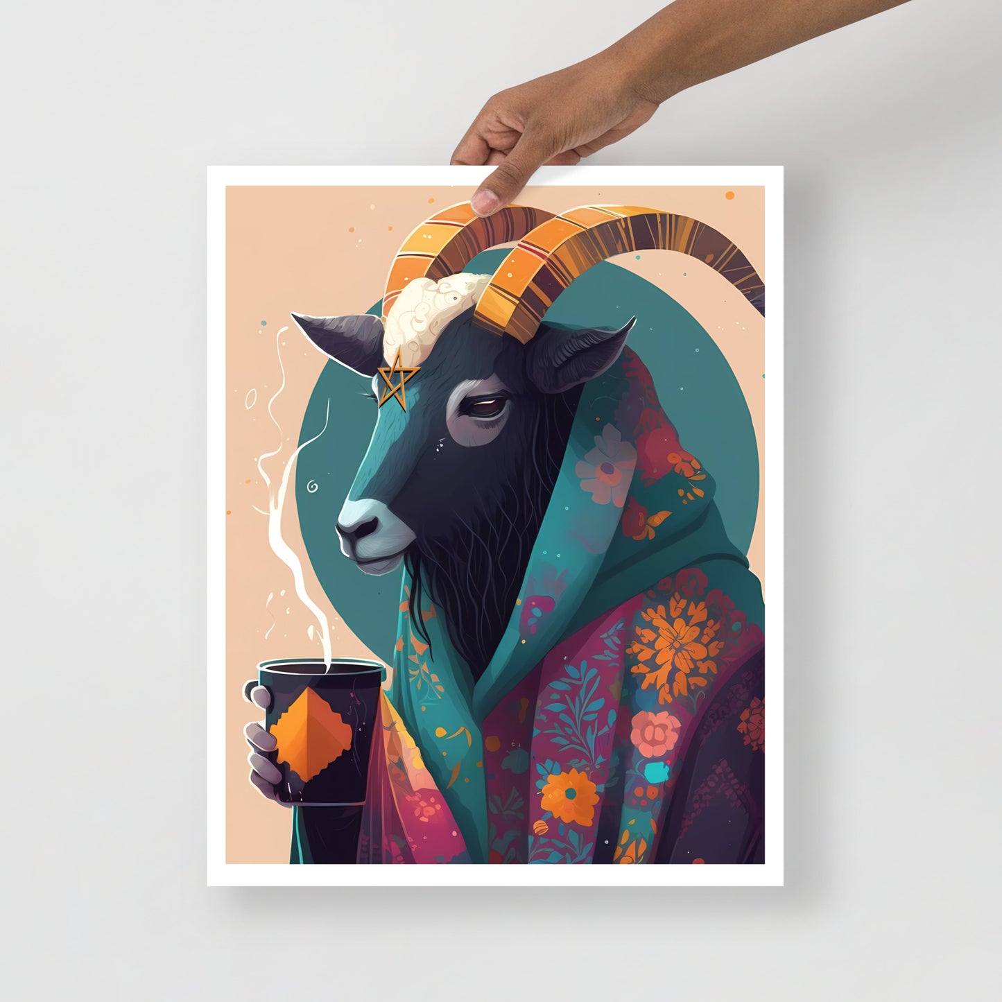 Cozy Baphomet Art Print