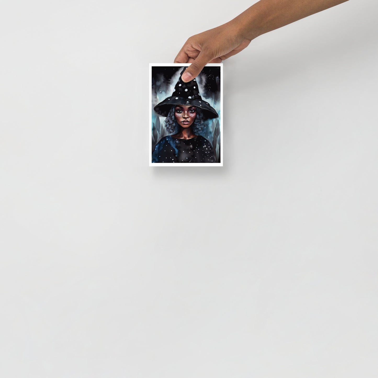 Witchy Art Print | Stargazing Hat