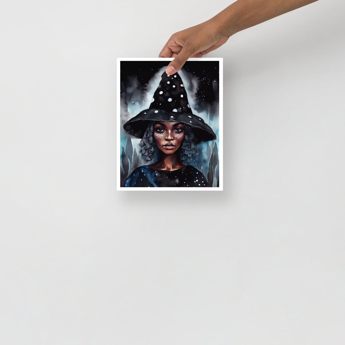 Witchy Art Print | Stargazing Hat