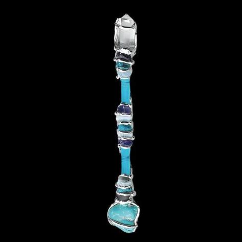Crystal Wand | SELF-EXPRESSION | Turquoise, Blue Lace Agate, Amethyst, Clear Quartz