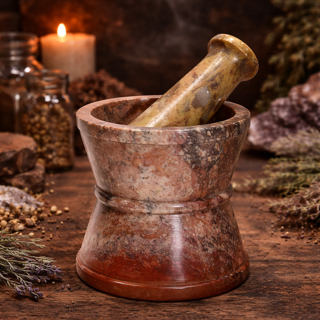 Mini Traditional Soapstone mortar & pestle set