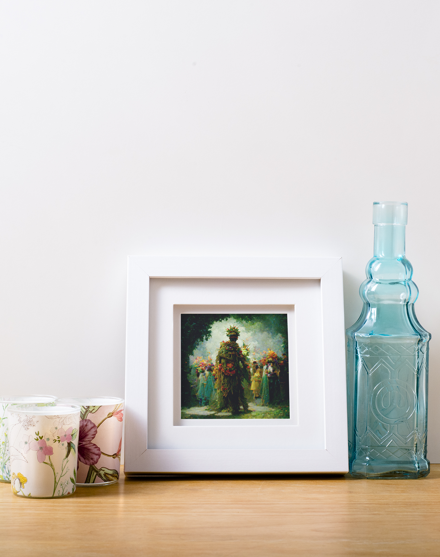 Beltane Celebration - Beltane Altar Art - Green Man May Day Art