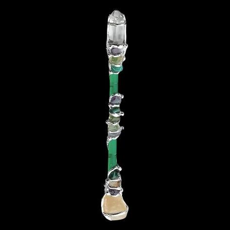 Crystal Wand | PROSPERITY | Peridot, Emerald, Amethyst, Citrine & Clear Quartz Crystal