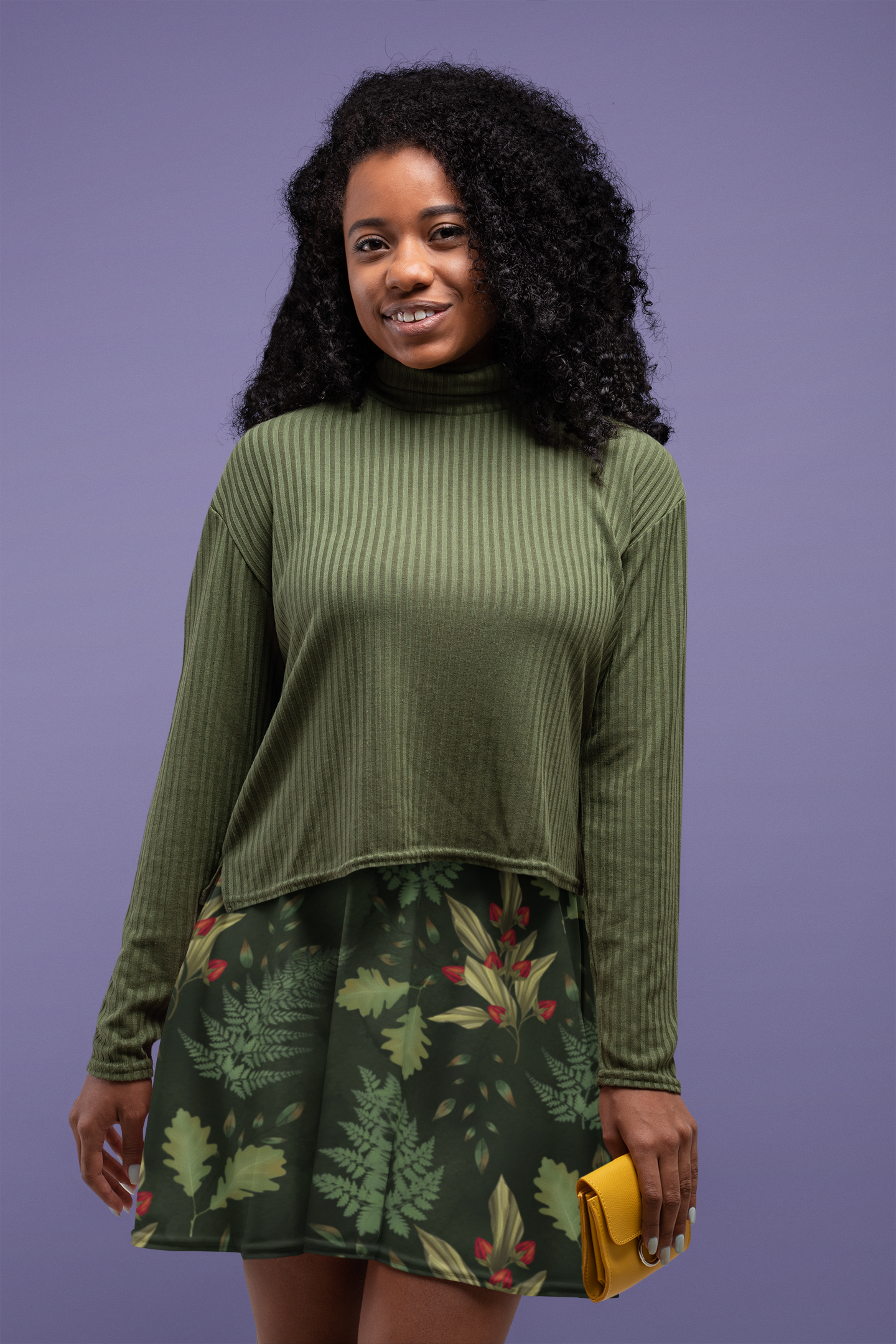 Green Witch | Witchy Skirt | Magical Skirt | Plants & Herbs